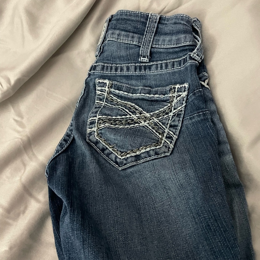 Ariat Women's Boot Cut Jeans in Dark Blue